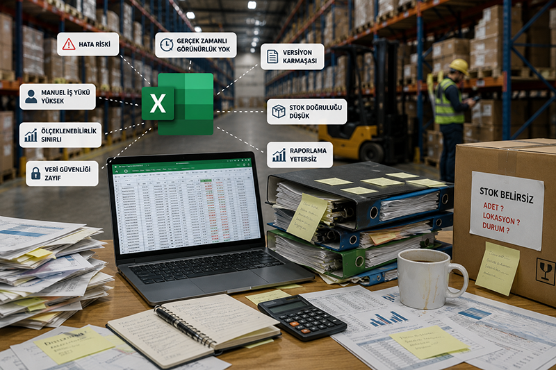 Excel ile Depo Yönetimi Neden Artık Yetersiz Kalıyor?